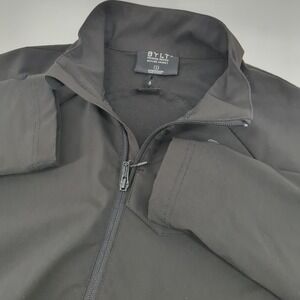 BYLT Premium Basics Skyline Jacket Full Zip Black Men's Small Gym Workout Wear